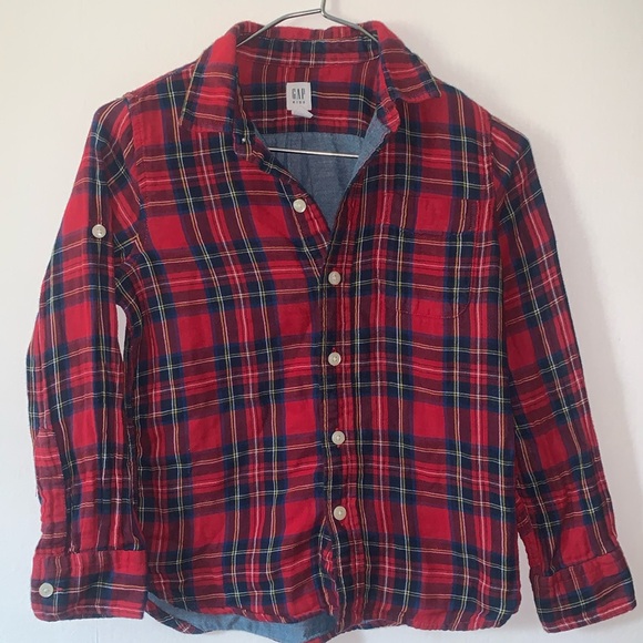 GAP Other - Preowned Gap Kids Long Sleeve Plaid Button Down Shirt.
